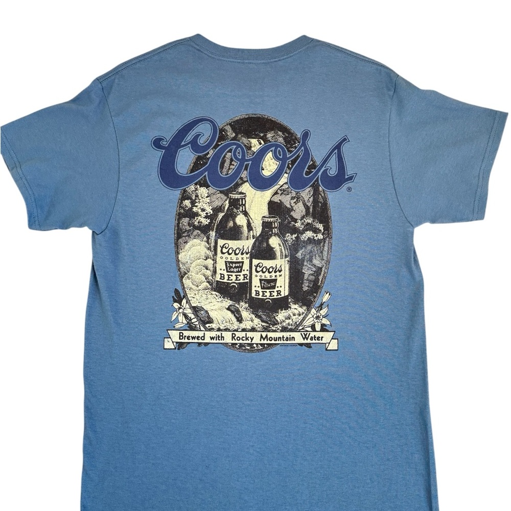 Blue Coors Graphic Tee Men